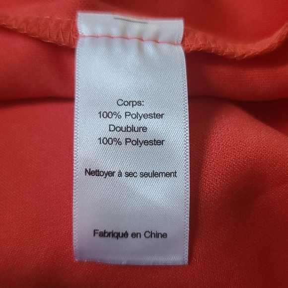 ASTR Crochet Dress Size Large Orange Tank - Picture 4 of 4